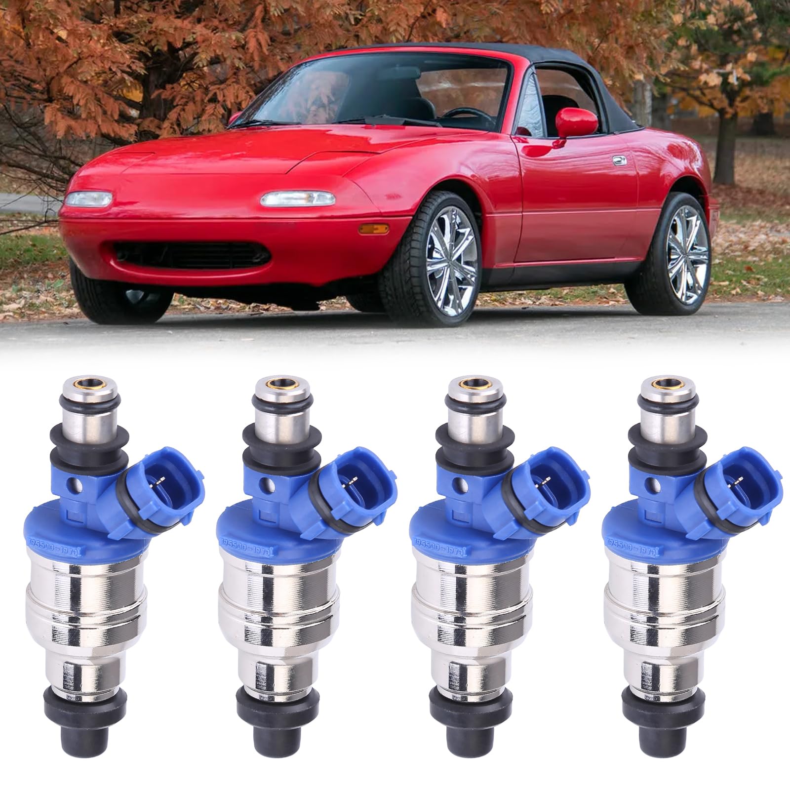 Amazon.com: 195500-1970 Fuel Injectors Set of 4 Compatible for